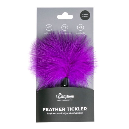 EasyToys «Feather Tickler» Violet, small feather tickler with soft feathers
