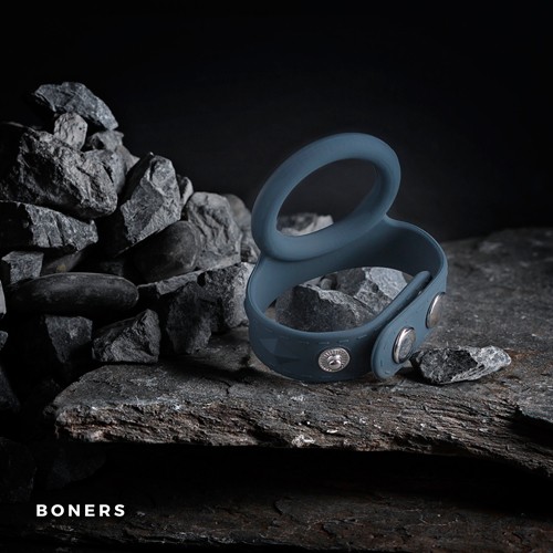 Boners «Cock & Ball Strap» Large, adjustable penis and testicle ring made of silicone