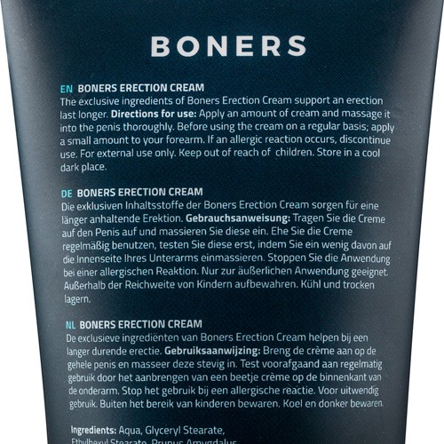 Boners «Erection Cream» 100ml Massage-Creme für eine verbesserte Erektion 