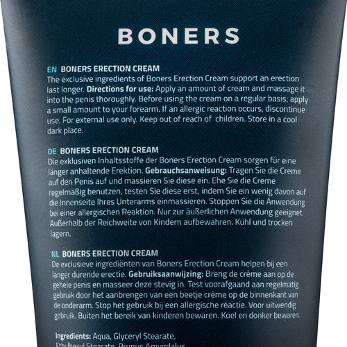 Boners «Erection Cream» 100ml Massage cream for an improved erection