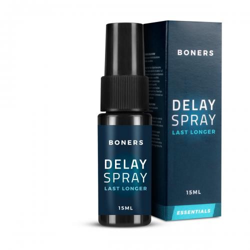 Boners «Delay Spray» 15ml orgasm-delaying spray - against hypersensitivity of the penis