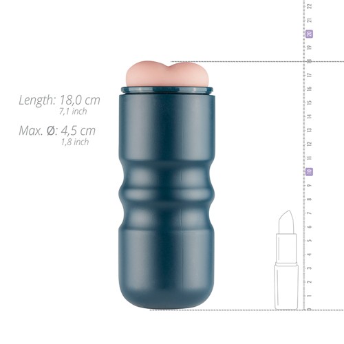 FPPR. «Anus Masturbator» Pink, ribbed masturbator with anus opening for optimal stimulation