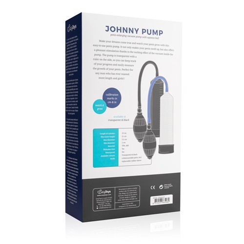 EasyToys «Johnny Pump» Transparent, einfache Penispumpe mit Pumpball