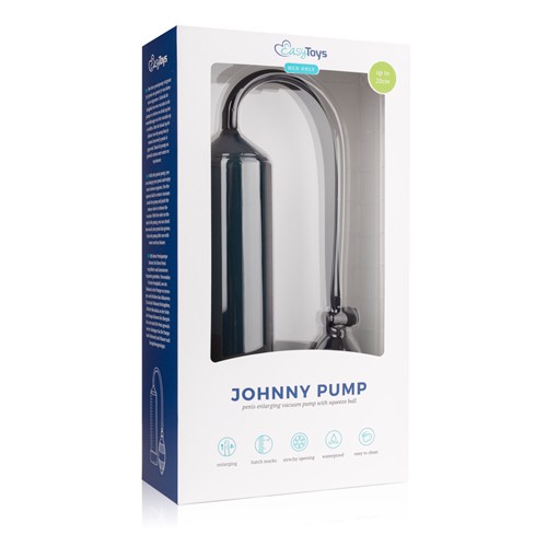 EasyToys «Johnny Pump» Black, easy handling penis pump with squeeze ball