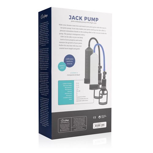 EasyToys «Jack Pump» Clear, easy handling penis pump with handle