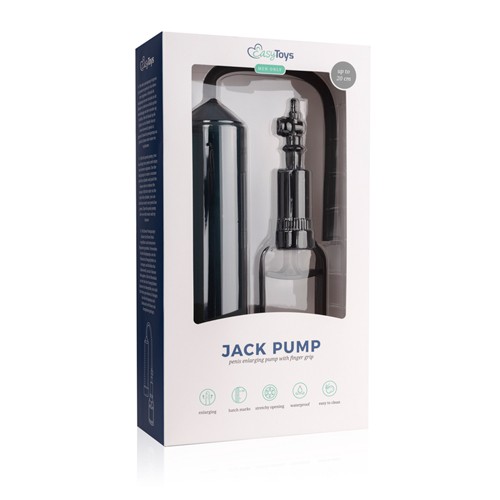 EasyToys «Jack Pump» Black, easy handling penis pump with handle