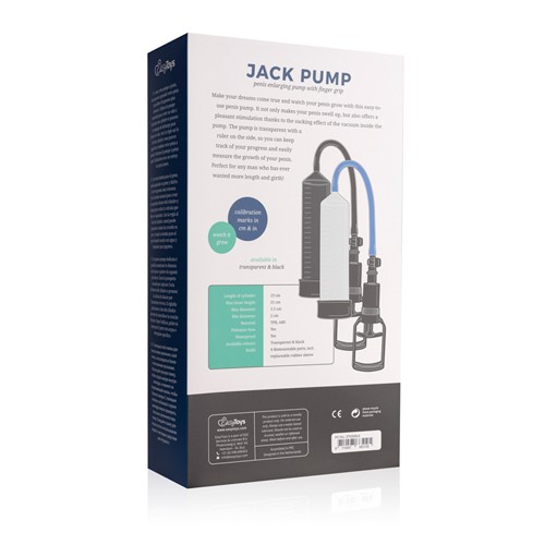 EasyToys «Jack Pump» Black, easy handling penis pump with handle