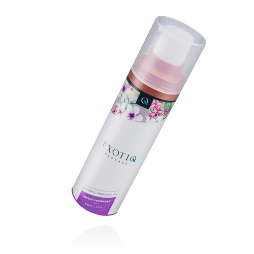 Exotiq  «Lovely Lavender» 100 ml mediterran duftendes Massageöl - seidig-weich & pflegend