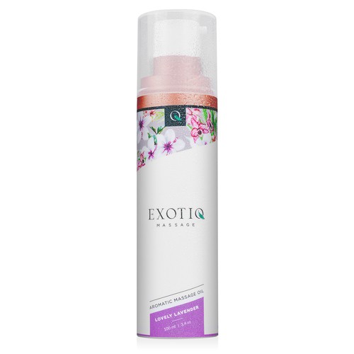 Exotiq  «Lovely Lavender» 100 ml mediterran duftendes Massageöl - seidig-weich & pflegend