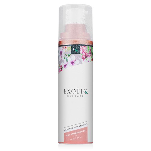 Exotiq  «Rich Sandalwood» 100 ml romantisch duftendes Massageöl - seidig-weich & pflegend