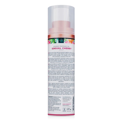 Exotiq  «Sensual Cherry» 100 ml summery scented massage oil - silky, smooth & nourishing