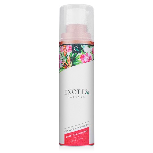 Exotiq  «Sweet Strawberry» 100 ml süß duftendes Massageöl - seidig-weich & pflegend