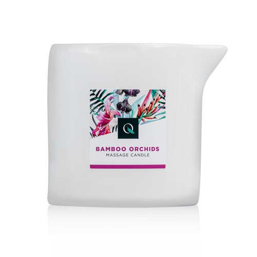 Exotiq  «Bamboo Orchids» Massagekerze mit blumigem Duft (Bambus Orchidee), 200g 