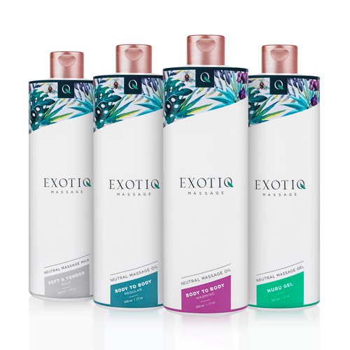 Exotiq  «Nuru Gel» wasserbasiertes Massagegel für Ganzkörpermassagen mit Happy Ending 500 ml