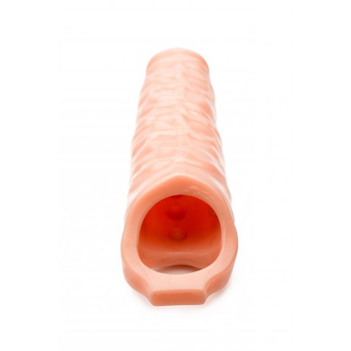Size Matters «3 Inch Extender Sleeve» extension sleeve, skin coloured penis sleeve with dots