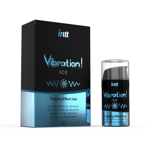 INTT «Vibration! Ice» 15ml prickelndes Intimgel mit Geschmack (Minze) für einen intensiven Orgasmus