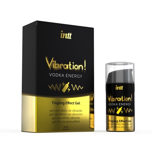 INTT «Vibration! Vodka Energy» 15ml prickelndes Intimgel mit Geschmack (Wodka Energy) für einen intensiven Orgasmus