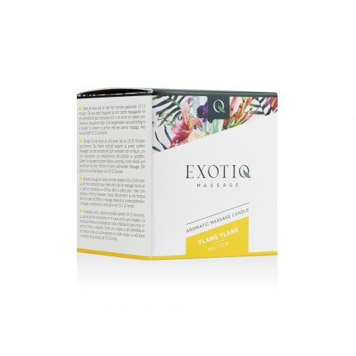 Exotiq  «Ylang Ylang» Massagekerze mit anregendem Duft (Ylang-Ylang), 60g 