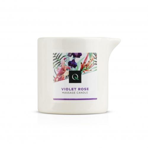 Exotiq  «Violet Rose» massage candle with romantic scent, 60g 