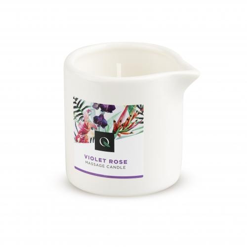 Exotiq  «Violet Rose» massage candle with romantic scent, 60g 