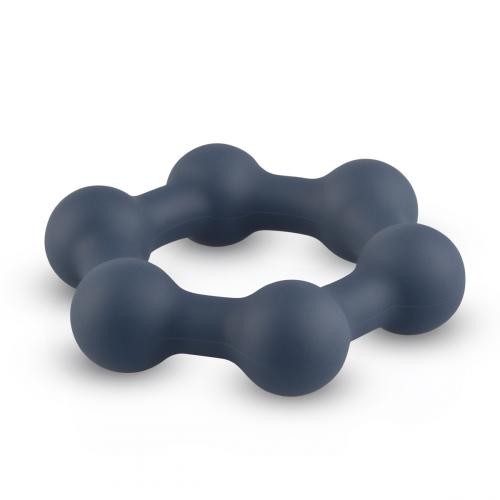 Boners «Hexagon Cock Ring» stretchable cock ring with steel balls