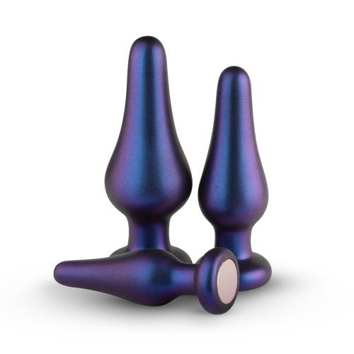 Hueman «Comets» butt plug set made of soft silicone - ideal for beginners
