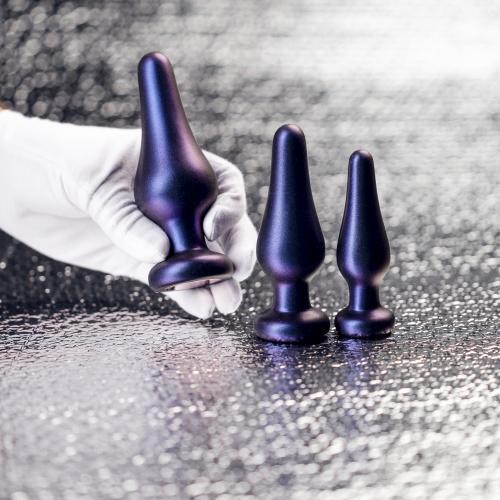 Hueman «Comets» butt plug set made of soft silicone - ideal for beginners