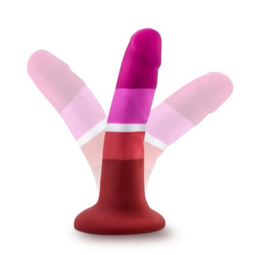 Avant «Schönheit» Silikon-Dildo mit Saugnapf, Pride Edition