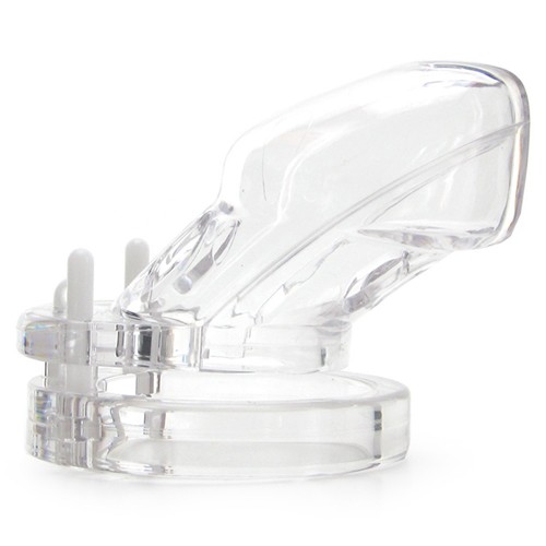 CB-X «CB-3000 Clear» 37mm, adjustable chastity cage made of hypoallergenic material