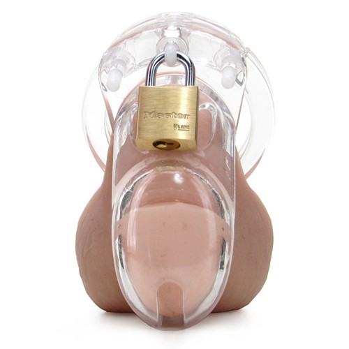 CB-X «CB-3000 Clear» 37mm, adjustable chastity cage made of hypoallergenic material