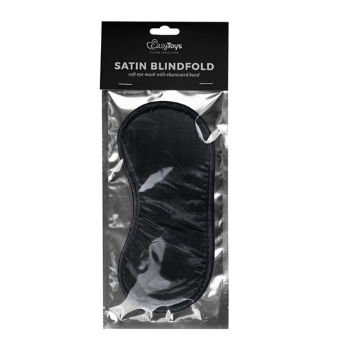 EasyToys «Satin Blindfold» Black eye mask for exciting fun