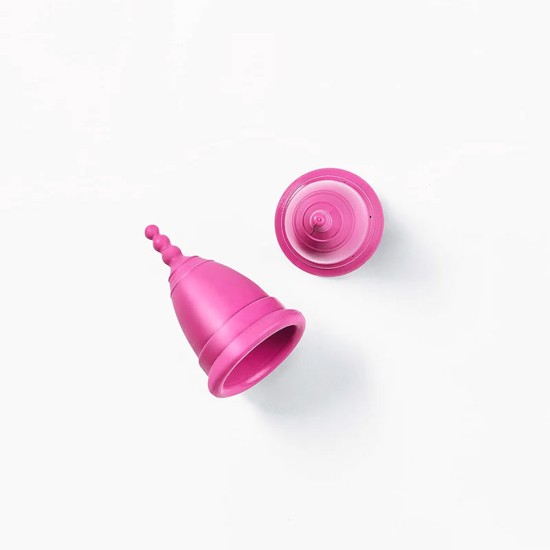 Loovara «Period Cup» (size L) pink menstrual cup - the environmentally friendly alternative to pads & tampons