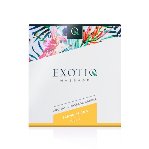 Exotiq  «Ylang Ylang» Massagekerze mit anregendem Duft (Ylang-Ylang), 200g