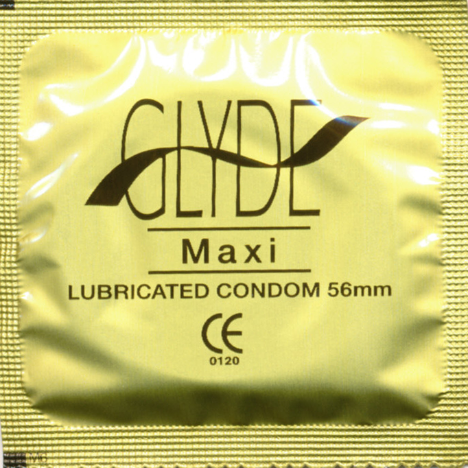 Glyde Ultra «Maxi» 100 large condoms, certified with the Vegan Flower, bulk pack