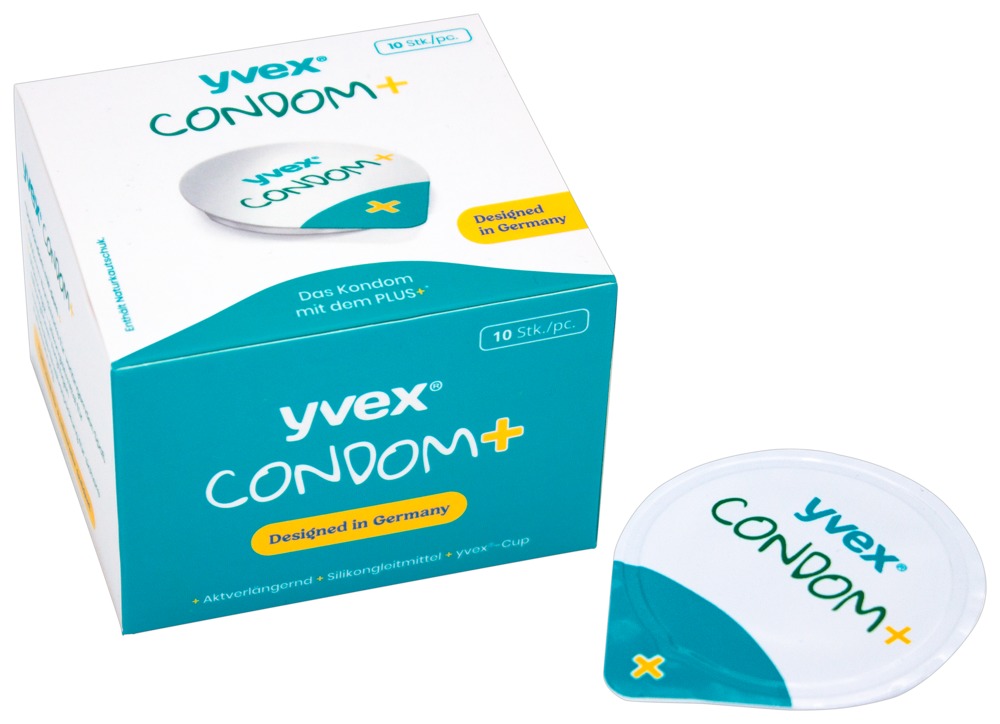 YVEX «Condom+» 10 verzögernde Kondome für langes Vergnügen ohne chemische Hilfsstoffe