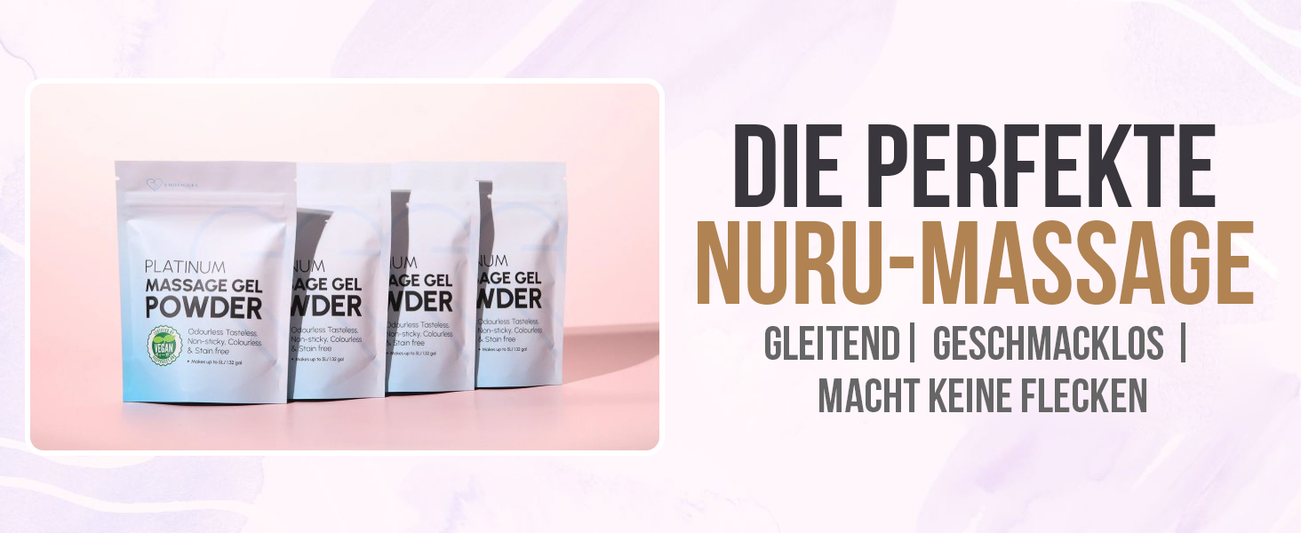 EROTICGEL «Platinum Massage Gel Powder» 500g japanisches Massagegel-Pulver aus natürlichen Inhaltsstoffen (3)