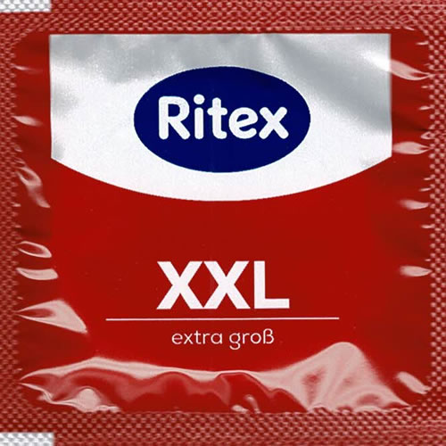 Ritex «XXL» Extra Gross (Extra Large), 8 highly elastic condoms for large sizes