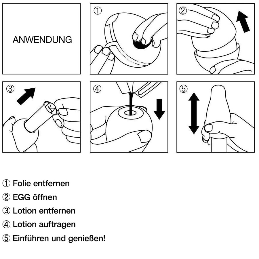 Tenga Egg «Snow Crystal» Einmal-Masturbator mit Schneeflocken-Struktur und Kühl-Effekt