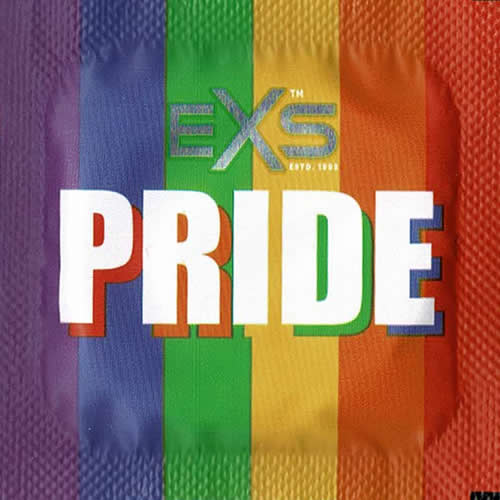 EXS «Pride» 144  pride condoms with rainbow designs, bulk pack
