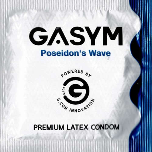 GASYM «Poseidon's Wave» 12 aufregende & stimulierende Kondome mit Lust-Wellen