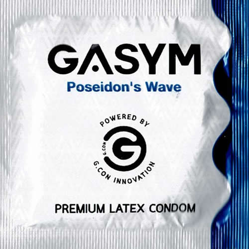 GASYM «Poseidon's Wave» 12 exciting & stimulating condoms with lust waves