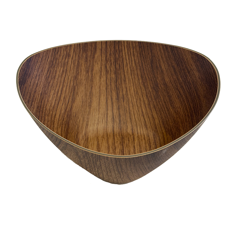 NGel «Nuru Bowl» black bowl for massage gel, wood look