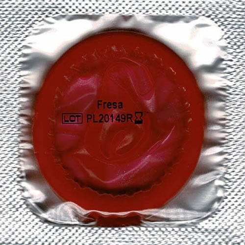 Sensitex «Tutti Frutti» 3 bunte und vegane Kondome mit Geschmack - aus Spanien